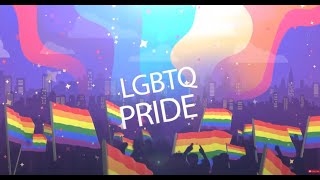 Free LGBTQ Pride Animation Collection Stock Video Lesbian Gay Bisexual Transgender and Queer Pride [upl. by Aicilf91]