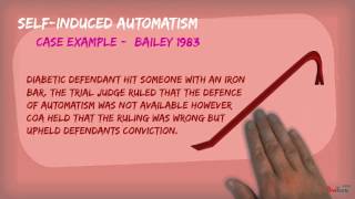 The General Defence of Automatism  A2 Criminal Law [upl. by Shumway608]