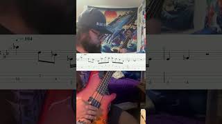 Slicc Joe Dart Licc W Tab bass groove licc basslick bassfill vulfpeck fuguestate shorts [upl. by Ajdan252]