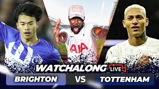 Brighton 42 Tottenham  Premier League LIVE WATCHALONG amp HIGHLIGHTS with EXPRESSIONS [upl. by Arob]