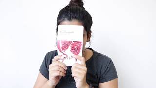 Day 4 Pomegranate Firming Face Mask  The Faceshop  7days7mask series  TVBB [upl. by Joeann]