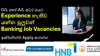 Banking job vacancies for school leavers  2024 [upl. by Yrral]