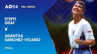 Steffi Graf v Arantxa SanchezVicario Full Match  Australian Open 1994 Final [upl. by Oek]