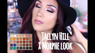 Jaclyn Hill Morphe Palette  Easy Makeup Look [upl. by Epoillac]