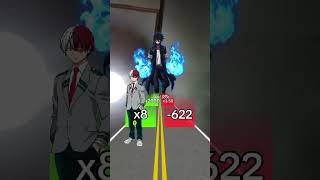 Todoroki shoto vs dabi shortvideo anime game [upl. by Sara-Ann826]