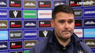 REACTION  David Healy  Linfield 1  3 Glentoran [upl. by Netsirhc]