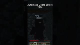 Automatic Doors Before 1954💀 shorts memes funny [upl. by Ahseinat254]