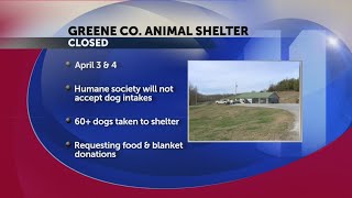 Greene Co animal control closes due to influx of 60 dogs [upl. by Gaut]