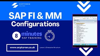 SAP Training in 8 Minutes  Lesson 1 Enterprise Structure [upl. by Leinehtan607]