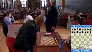 Vassily Ivanchuk Vs Magnus Carlsen  Blitz Chess Videos 2017 Leuven [upl. by Bronnie]