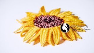 Embroidery ideas  How to stitch flowers with hand embroidery  DIY Stitching [upl. by Drud239]