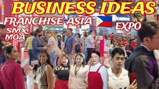 BUSINESS IDEAS NA KIKITA KA NG MALAKIFRANCHISE ASIA PHILIPPINES EXPO SMX MALL OF ASIA pasaycity [upl. by Calore238]