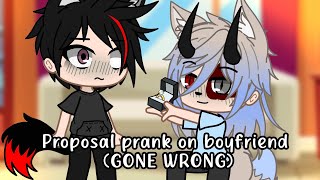 Proposing to my boyfriend prank GONE WRONG Gacha pranks [upl. by Hashimoto63]