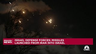 Iran launches missile attacks against Israel [upl. by Elin260]