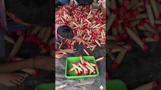 Have you ever wondered how those vibrant Diwali special firecrackers are made from scratch [upl. by Leirbaj]