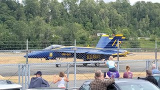 Navy Blue Angels Seattle arrival 2024 [upl. by Zurheide]