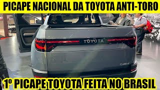 TOYOTA TERÁ A PRIMEIRA PICAPE NACIONAL E SERÁ RIVAL DA FIAT TORO [upl. by Cost]