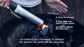 Looftlighter  aprinzator electric carbuni de la CampingGrill [upl. by Atinot]