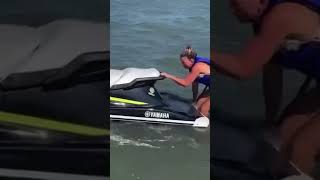 Jet Ski Fails Girls try to board a Jet Ski and fall off a few times [upl. by Thun]