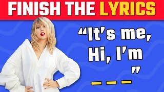 FINISH THE LYRICS  Most Popular viral Tik Tok Songs of 20222023  Music Quiz [upl. by Isleana717]