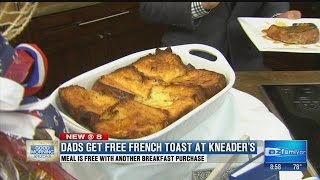 Dads get free French toast at Kneaders [upl. by Adanar]