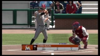 【メジャー】21 Miami Marlins VS Philadelphia Phillies【MLB The Show 17】 [upl. by Karney]