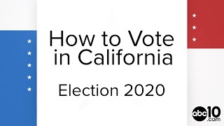 How to vote in California vote by mail drop boxes and inperson  Election 2020 Need to Know [upl. by Tooley614]