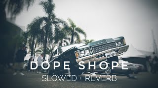 Dope Shope  Slowed  Reverb Dope Shope Yo Yo Honey Singh And Deep Money Song  Lofi version [upl. by Dena]