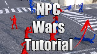 Tutorial How to make NPC Wars for 5 Minutes  Overgrowth [upl. by Etka842]