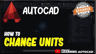 AutoCAD How To Change Units [upl. by Mullane]