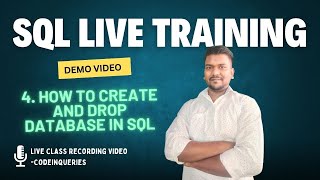 SQL Server Training Demo  How to Create and Drop a Database in SQL  CodeInQueries [upl. by Concepcion]