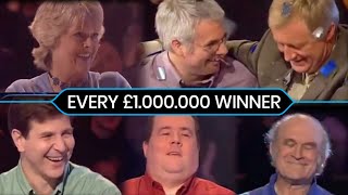 Every £1000000 Winner 20002006 on WWTBAM Uk [upl. by Yrod]