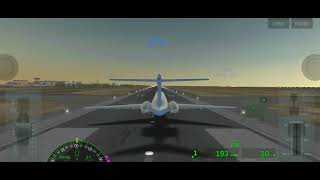 Landing At Denver Airport BOEING MD 80  Flight Simulator Android  Plane Simulator Game [upl. by Blodget833]