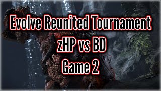 Evolve Reunited Tournament  zHP vs BD  Game 2 [upl. by Agnes]