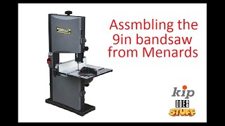 Assembly of the 9 inch Performax band saw from Menards [upl. by Otilrac]