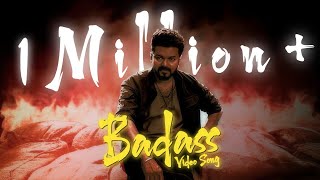 LEO  Badass Video song  Thalapathy Vijay  Vikki bro [upl. by Harrington579]