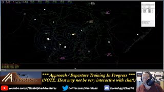 VATSIM ATC TRAINING  First APPDEP session in Chesapeake KBWI [upl. by Abisha476]