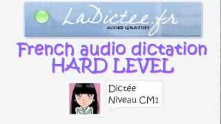 chèvredemonsieurseguin  Dictée niveau CM1  FLE  averageeasy level [upl. by Simetra144]