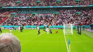 ENGLAND 20 GERMANY  CRAZY SCENES INSIDE WEMBLEY STADIUM AS STERLING amp KANE SCORE  EURO 2020 [upl. by Aseeral]