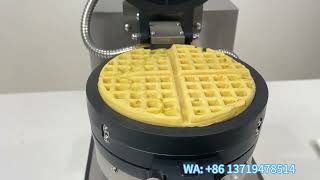 DoubleSides Belgian Waffle Machine Commercial Nonstick Flip Waffle Iron [upl. by Inavoj]