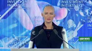 Robot Sophia gets Saudi citizenship [upl. by Lyn]