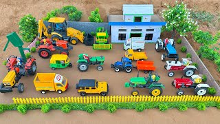 Mini tractor trolley parking to another place  Arjun novo tractor  jcb tractor video  jcb video [upl. by Sumner]