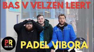 Bas Van Velzen Leert Echte Padel Volley amp Vibora Tijdens Het NK PADEL [upl. by Birkle]