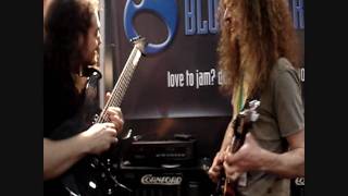 Guthrie Govan amp Alex Hutchings Improvised jam [upl. by Halullat]