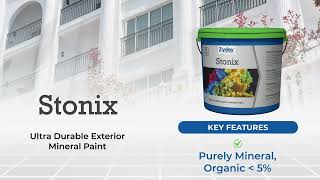 Ultra Durable Exterior Mineral Paint  Stonix  Zydex Paints [upl. by Outlaw576]