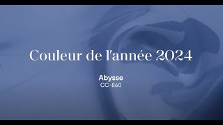 Couleur de l’année et Tendances Couleur 2024  Abysse CC  860  Benjamin Moore [upl. by Knighton]