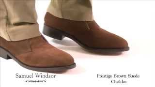 Brown Suede Prestige Chukka Boots from Samuel Windsor [upl. by Sellers197]