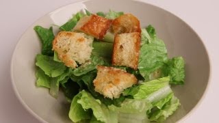 Homemade Caesar Salad Recipe  Laura Vitale  Laura in the Kitchen Episode 336 [upl. by Ynnig37]