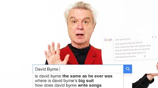 David Byrne Answers the Webs Most Searched Questions  WIRED [upl. by Supple449]