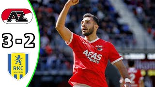 AZ Alkmaar vs RKC Waalwijk 32 Eredivisie 2024 Breaking News [upl. by Pember]